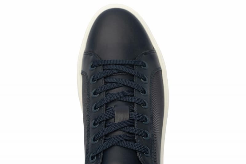 Navy Sneakers Genuine Leather