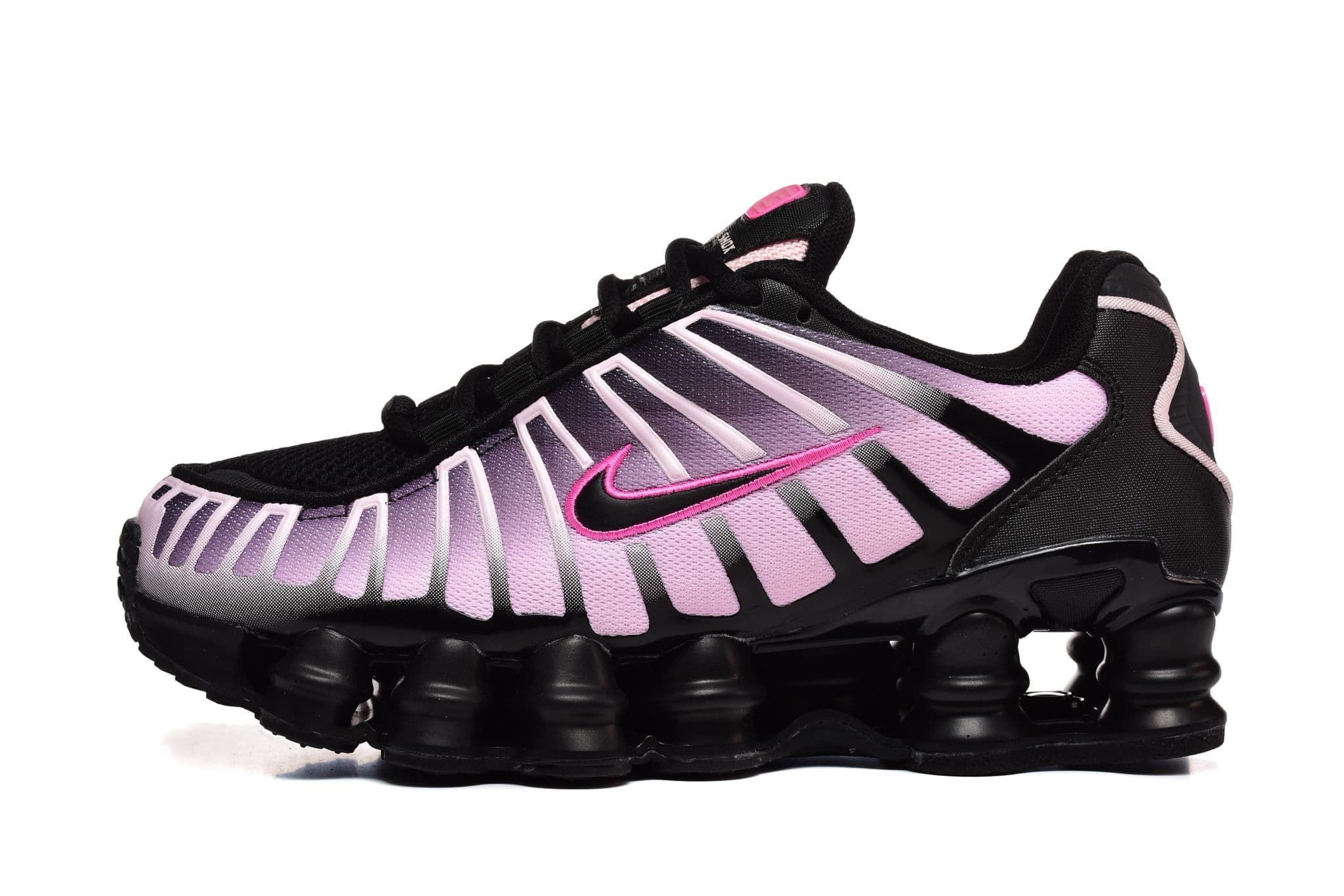Nike Shox TL Black Playful Pink Pink